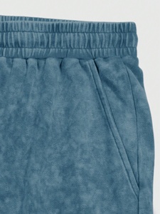 Touch Athletic Leisure Gym Fitness Mid Length Comfortable Mens Relaxed Fleece Shorts Everyday Casual <b>Pull</b> On Elastic Waist Soft - Product Image 3