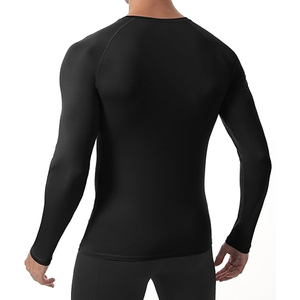 OEM Men <b>Compression</b> <b>Shirt</b> Long Sleeve Rash Guard Graphic Print UV Protection Custom Branding Supplier - Product Image 3