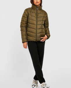 Chaqueta acolchada corta con capucha para mujer, ropa de invierno aislante, chaqueta acolchada de moda para mujer, abrigo acolchado extragrande. - Product Image 5