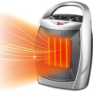 Calentador Eléctrico Portátil de Cerámica Kismile con Ventilador para Uso en Oficina - Product Image 1