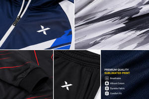 Survêtements personnalisés sublimés et imprimés pour hommes X Sports City, 100% polyester, qualité supérieure, OEM/ODM, look élégant X Performance - Product Image 6