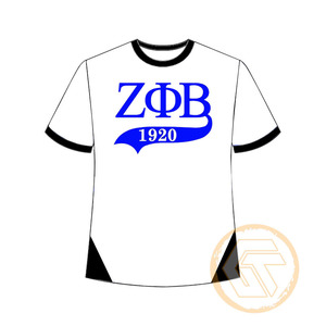 T-shirt décontracté 100 % coton respirant de haute qualité personnalisé Zeta Phi Beta pour femmes, avec logo sur mesure, vêtements de sororité, vente en gros - Product Image 6