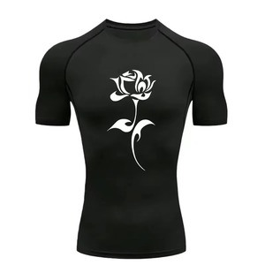 Fully Customizable Ultra-Stretch Performance Rashguard with Precision Sublimation Printing Short Sleeve Rashguard - Product Image 1