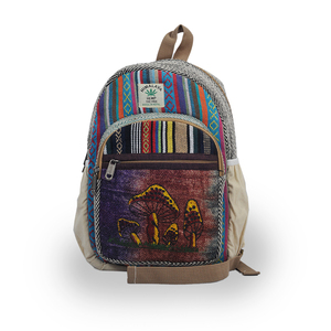Sac à dos promotionnel en coton et chanvre - Product Image 1