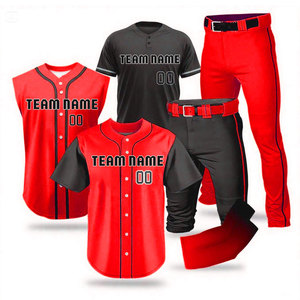 Conjunto de Uniforme de Béisbol Personalizado con Nombre de Equipo, Talla Grande para Adultos, de Secado Rápido, Bordado y Cosido, Pantalones de Uniforme al por Mayor - Product Image 6