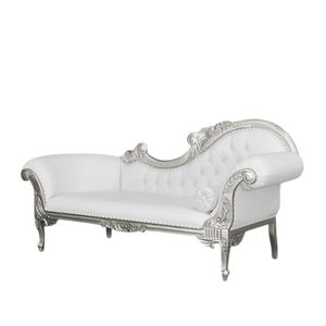 Belinda Chaise Lounge Made Of Solid Mahogany Wood High Quality With Upholstery For Indoor Use. - Product Image 5