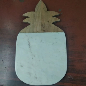 Planche à découper élégante en marbre et bois, blocs à découper en marbre et bois, planche à découper en marbre et bois au prix très compétitif - Product Image 1