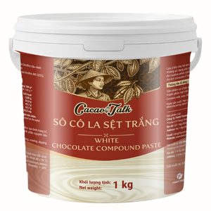 Pasta Dulce de Chocolate Blanco Compuesto con Cacao para Uso en Repostería, Ingredientes HALAL, Precio al por Mayor OEM/ODM, Envío Directo Global - Product Image 1