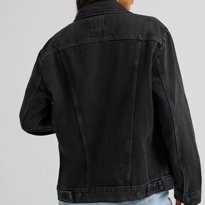 Unisex Denim Jean Jacket Knitted High Quality Breathable OEM Services Custom Logo Printed Reasonable Price Superior Washed - Product Image 3