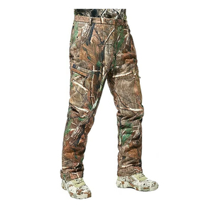 Waterproof Breathable Outdoor Hunting <b>Pants</b> for Men Camouflage with Adjustable Waist Fit - Product Image 2