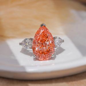 Elegante Anillo de Diamantes, Joyería Destacada para Mujer, Regalo para Compromiso, Boda, Aniversario, Fiesta y Uso Diario - Product Image 1
