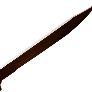 Couteau Bowie artisanal avec lame en acier poli argenté, manche rouge, blanc et vert, garde doré, couteau de chasse à lame fixe personnalisé pour l'extérieur - Product Image 3