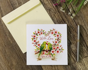 Sobre para Tarjeta de Regalo Personalizado con Tarjetas de Felicitación 3D de Lujo con Diseño de Amor - Product Image 6
