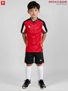 Ensemble de maillots de football personnalisés, séchage rapide, respirant, uniforme d'équipe de football, adultes, enfants, logo personnalisé, OEM ODM Phantor JP - Product Image 3