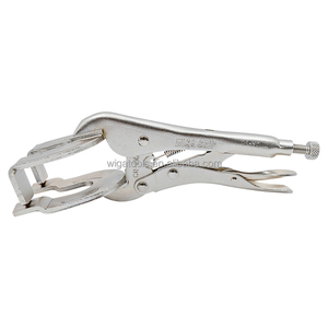 9GR <b>U</b>-Type Welding Locking Pliers CR-MO Jaw Heat Resistant for Metal Fabrication Workshop - Product Image 1
