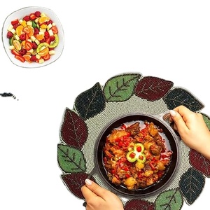 Manteles individuales con cuentas de estilo indio en forma personalizada, posavasos de decoración de Mesa de Piedra hechos a mano, estilo moderno para su mesa de comedor - Product Image 3