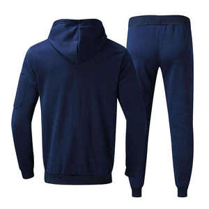 Conjunto Deportivo para Hombre, Color Sólido, 2 Piezas, Poliéster, Última Moda - Product Image 3