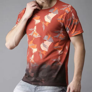 Camiseta Deportiva Transpirable para Hombre, Sublimada, Antiarrugas, Ecológica, Cómoda, de Secado Rápido, con Logotipo Personalizado - Product Image 3