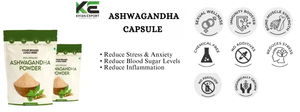 Poudre d'Ashwagandha Bio Herbal Adaptogenic Superfood for Energy Calm & Focus - Product Image 3