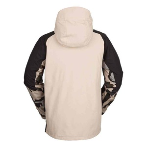 Chaqueta de Esquí Impermeable y Transpirable con Cuello en V para Unisex, Chaqueta de Snowboard Aislante y Cortavientos para Invierno, con Cierre de Cremallera y Logotipo Frontal - Product Image 2