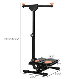 Rullo per Addominali Regolabile in Altezza con Monitor LCD, Pieghevole, per Allenamento Tonificante Total Body - Product Image 2