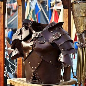 Accesorios de Cinturón Medieval al Mejor Precio para Hombre, Accesorios de Disfraz Vikingo de Caballero Renacentista en Cuero - Product Image 1