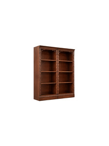Librería de Madera de Diseño Europeo con 4 Estantes, Mueble de Oficina para el Hogar, Diseño Antiguo, Duradero - Product Image 4