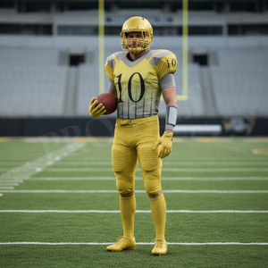 Breathable Quick Dry Customized American Football Uniform Jersey Pants Set Mesh Polyester Protective Training Activities Kit Men - Product Image 3
