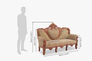 Luxury Solid Wood Hand Carved 5 sealer <b>Sofa</b> <b>Set</b> Traditional European Style - Product Image 5