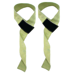 Sangles de musculation en cuir suédé personnalisées de haute qualité avec logo, robustes, antidérapantes, respirantes, unisexes, pour l'entraînement physique et le soutien des poignets - Product Image 1