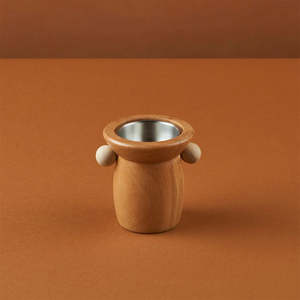 Modern Black Wood Incense Burner with Stainless Steel Cup Minimal Decorative <b>Oud</b> <b>Bakhoor</b> Burner for Home Use - Product Image 3