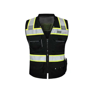 Chaleco de seguridad de alta visibilidad, ropa de trabajo protectora, tiras reflectantes, diseño cómodo para asistencia en carretera, uso industrial - Product Image 4