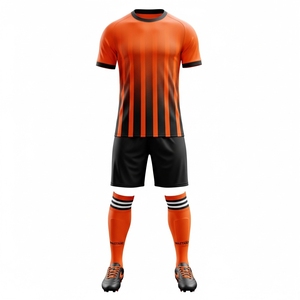 Camisetas de Fútbol para Adultos al por Mayor, Último Diseño, Manga Corta, Antibacterianas, Transpirables, 100% Poliéster, Tejido de Malla, Impresión Digital, OEM - Product Image 1