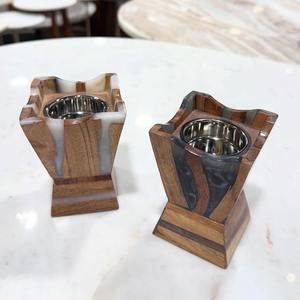 Hand-Made wood and resin <b>Sandalwood</b> <b>Incense</b> Burner Aromatic Wood Decor For All Seasons - Product Image 1