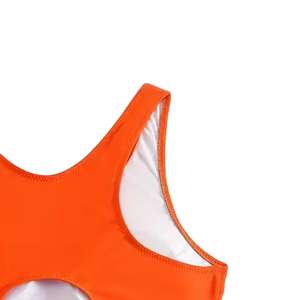 Soutien-gorge de sport dos en V Naked Beauty, long, sexy, respirant, en nylon léger, sans coutures, pour la gym, le yoga et le fitness - Product Image 6