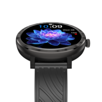 Montre intelligente de fitness ronde de luxe de haute qualité pour dames or/argent avec bracelet en silicone boussole fonction Bracelet intelligent Tracker