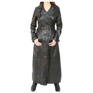 Blouson Moto Femme Hiver 2026 Tendance en Cuir PU Gaufré Respirant Imprimé, Long, Double Boutonnage, Fermeture Éclair - Product Image 6