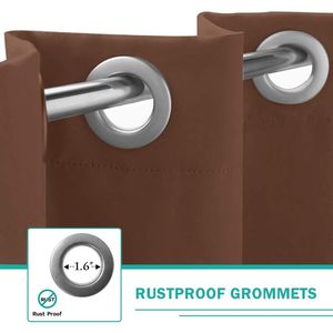 Cortinas de Lana Lujosas de 50x108 Pulgadas, Cortinas con Hebilla Insonorizantes, Cortinas Elegantes de Alta Gama con Aislamiento Acústico - Product Image 2