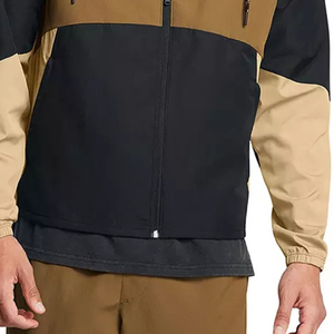 Men Outdoor Windbreaker <b>Jacket</b> <b>Lightweight</b> <b>Waterproof</b> <b>Running</b> Sports Wholesale Custom Manufacturer Breathable Windproof - Product Image 4