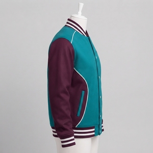 Breathable Varsity <b>Jacket</b> Provides Lightweight Comfort Flexible Movement And Durable Construction For Casual <b>Travel</b> And Outdoor - Product Image 4
