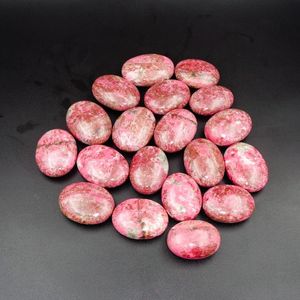 Piedra de Palma Ovalada Pulida Natural de Tulita Rosa, Cristal Curativo para Reiki, Meditación, Feng Shui, Decoración del Hogar, Venta al por Mayor - Product Image 5