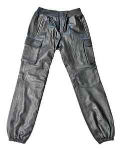 Costume pour homme en cuir noir, style clubwear, tenue de soirée sexy, look audacieux et moderne, ensemble en cuir - Product Image 6