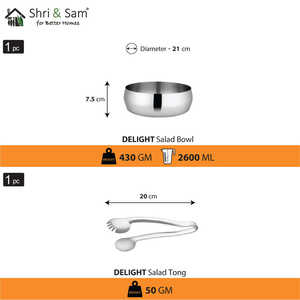 Delight <b>8</b>-Person Stainless Steel <b>Dinnerware</b> <b>Set</b> 90 PCS <b>for</b> Family Dinners - Product Image 6