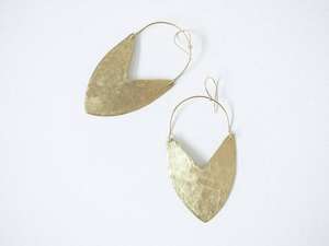 Trendy design brass <b>earring</b> light weight zero plastic - top seller - gift women accessories - Product Image 2
