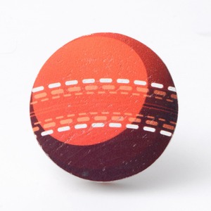 Poignées de tiroir et de commode pour enfants, faites à la main, en bois de pin contemporain, durables, motif balle de cricket, roses, pour placard, faciles à installer - Product Image 6