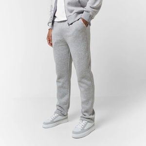 Chándal Gris con Capucha para Hombre, Color Sólido, Estilo Casual, 100% Algodón, Corte Regular, con Bolsillos Laterales y Cierre de Cremallera - Product Image 4
