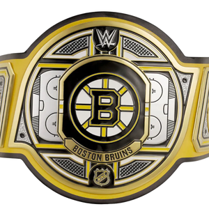 เข็มขัดแชมป์ทีมบอสตัน บรูอินส์ เข็มขัดแชมป์มวยปล้ำคุณภาพสูง ของสะสมสำหรับแฟน NHL เข็มขัดกีฬาแบบปรับแต่งได้ - Product Image 2