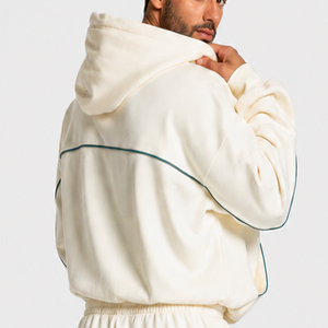Sweat-shirt à capuche pour homme avec logo personnalisé, style décontracté, coupe ample, en molleton premium, sweat-shirt à capuche pour homme - Product Image 3