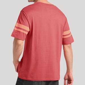 เสื้อยืดผู้ชายสไตล์วินเทจลายกราฟิกสั่งทำขายส่ง ผ้าฝ้าย 100% ลายมะเขือเทศย้อนยุค แขนเสื้อลายทาง แขนสั้น สตรีทแวร์ลำลอง - Product Image 2