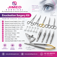 Kit de chirurgie d'encéphalotomie, instruments d'ophtalmologie, outils chirurgicaux médicaux professionnels manuels